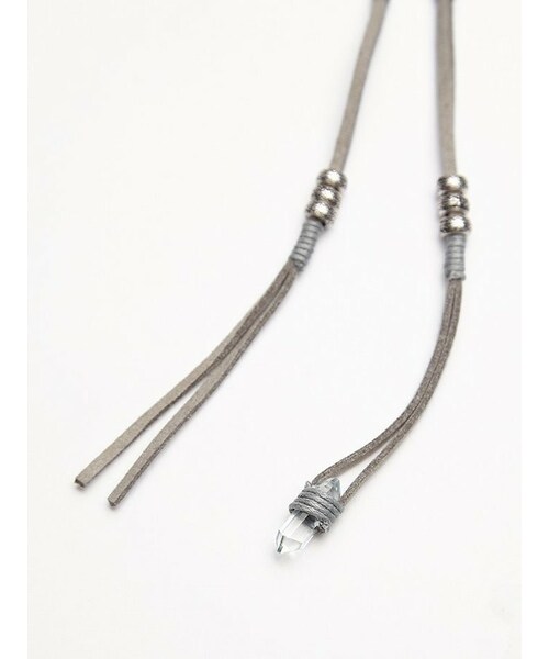 FREE PEOPLE(フリーピープル)の「Free People Graceland Choker(ネックレス・レディース・Black/Silver・One Size)」の5枚目の写真