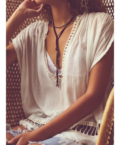 FREE PEOPLE(フリーピープル)の「Free People Graceland Choker(ネックレス・レディース・Black/Silver・One Size)」の3枚目の写真
