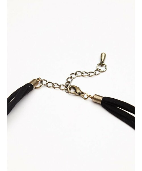 FREE PEOPLE(フリーピープル)の「Free People Graceland Choker(ネックレス・レディース・Black/Silver・One Size)」の13枚目の写真