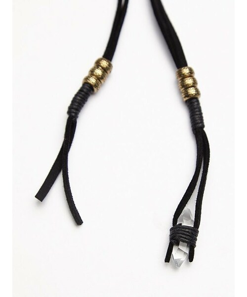 FREE PEOPLE(フリーピープル)の「Free People Graceland Choker(ネックレス・レディース・Black/Silver・One Size)」の9枚目の写真