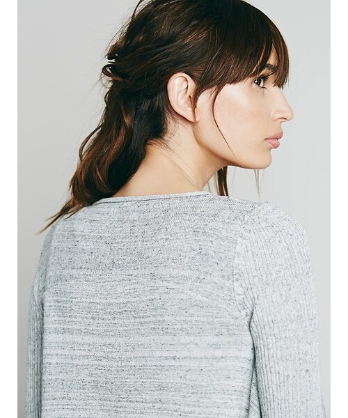 FREE PEOPLE（フリーピープル）の「Never Again Cardi（カーディガン/ボレロ・レディース・Gray/Blue・XS/S/M/L）」の5枚目の写真