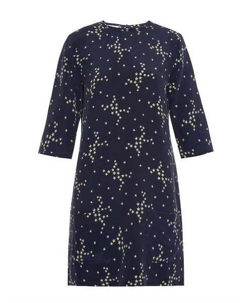 EQUIPMENT（エキップモン）の「Equipment Aubrey starprint silk dress（ワンピース）」 WEAR