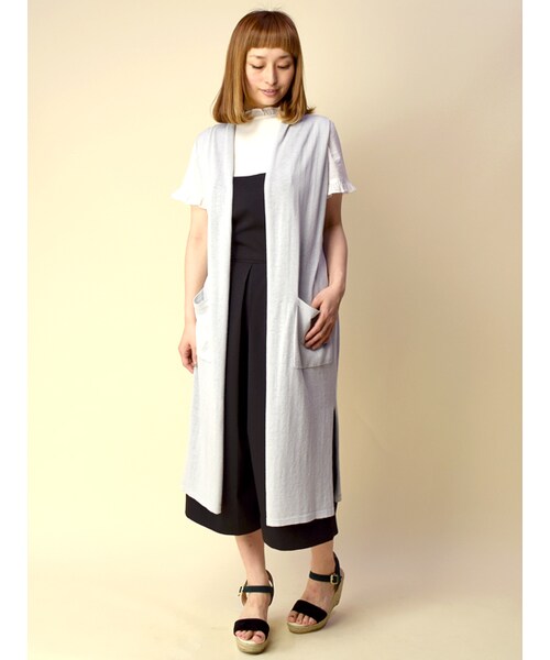 w closet（ダブルクローゼット）の「バイカラージュートウェッジサンダル（シューズ・レディース・シルバー/ブルー/ブラック・M/L）」の10枚目の写真