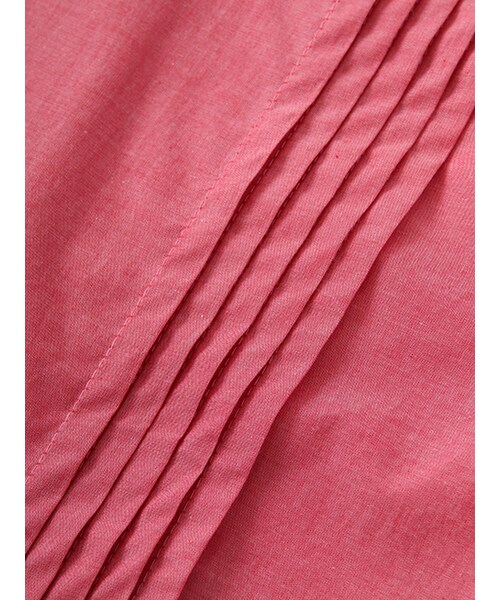 w closet（ダブルクローゼット）の「衿フリルブラウス（トップス・レディース・オフホワイト/ネイビー/レッド・FREE）」の9枚目の写真