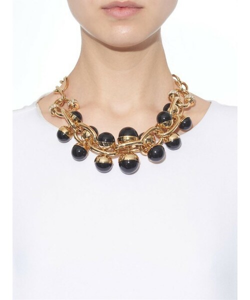 SWAROVSKI（スワロフスキー）の「Valentina Brugnatelli Nicole resin & Swarovski necklace（ネックレス・レディース・N/a・ONE SIZE）」の4枚目の写真