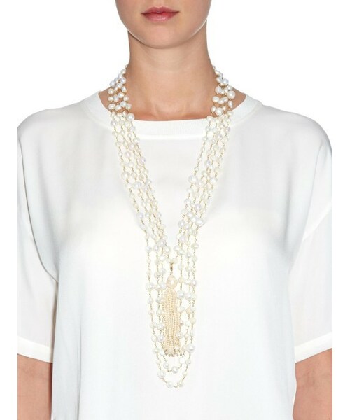 Rosantica(ロザンティカ)の「Rosantica By Michela Panero Prateria layered pearl necklace(ネックレス・レディース・N/a・ONE SIZE)」の4枚目の写真