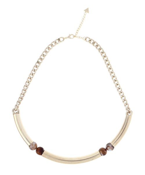 EMODA（エモダ）の「スフィアinパイプネックレス（アクセサリー・レディース・ホワイト/シルバー/ゴールド・F）」の8枚目の写真