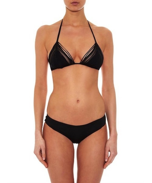 LAPERIA ビキニ ラペルラ LA PERLA ビキニ ブラック ブラック バンドゥービキニ