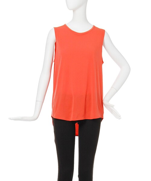 MURUA（ムルーア）の「【CASUAL】BASICシアータンク（トップス・レディース・ホワイト/ブラック/オレンジ/ブルー・F）」の4枚目の写真