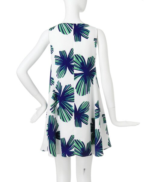 MURUA(ムルーア)の「【FEMININN】サマーフローラルミニワンピース(ワンピース/ドレス・レディース・オレンジ/グリーン・1/2)」の5枚目の写真