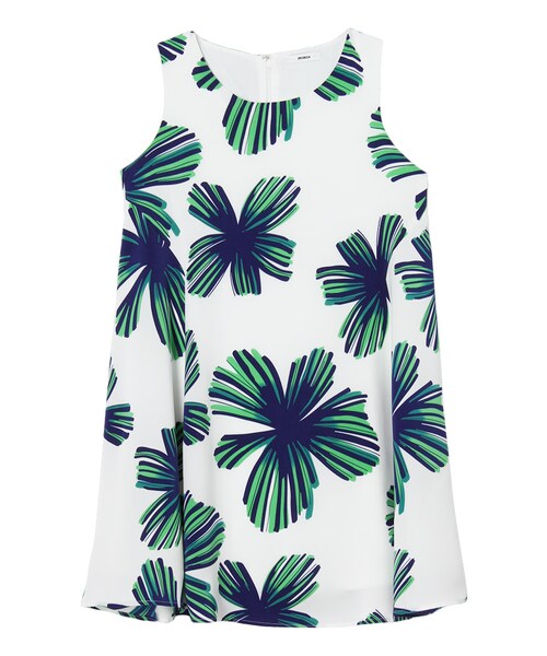 MURUA(ムルーア)の「【FEMININN】サマーフローラルミニワンピース(ワンピース/ドレス・レディース・オレンジ/グリーン・1/2)」の9枚目の写真