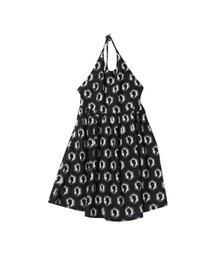 STYLENANDA | 博士帽ホルターネックフレアワンピース(ブラック)(ワンピース/ドレス)