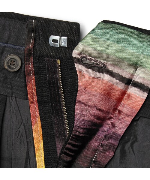 Paul Smith（ポールスミス）の「Paul Smith Slim-Fit Linen, Wool And Cotton-Blend Trousers（その他パンツ・メンズ・Black・28/30/32/34/36）」の3枚目の写真