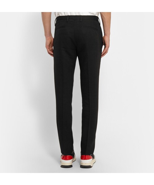 Paul Smith（ポールスミス）の「Paul Smith Slim-Fit Linen, Wool And Cotton-Blend Trousers（その他パンツ・メンズ・Black・28/30/32/34/36）」の2枚目の写真