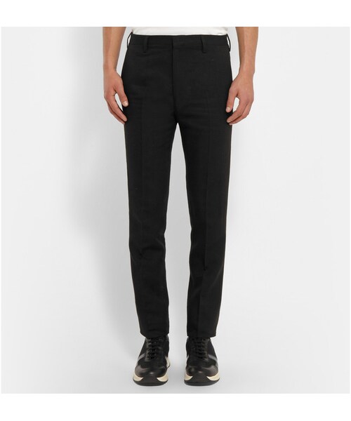 Paul Smith（ポールスミス）の「Paul Smith Slim-Fit Linen, Wool And Cotton-Blend Trousers（その他パンツ・メンズ・Black・28/30/32/34/36）」の4枚目の写真