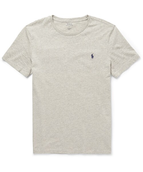 POLO RALPH LAUREN（ポロ ラルフ ローレン）の「Polo Ralph Lauren Cotton-Jersey T-Shirt（Tシャツ/カットソー・メンズ・Black/Gray/White・S/M/L/XL/XXL）」の3枚目の写真