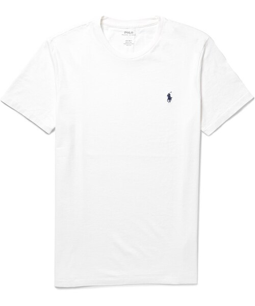 POLO RALPH LAUREN（ポロ ラルフ ローレン）の「Polo Ralph Lauren Cotton-Jersey T-Shirt（Tシャツ/カットソー・メンズ・Black/Gray/White・S/M/L/XL/XXL）」の2枚目の写真
