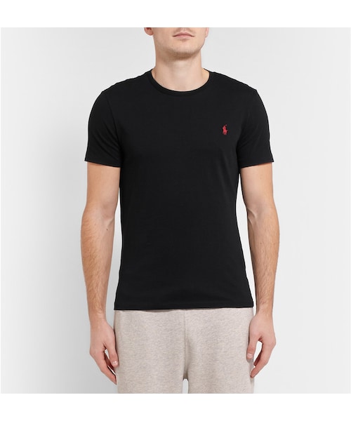 POLO RALPH LAUREN（ポロ ラルフ ローレン）の「Polo Ralph Lauren Cotton-Jersey T-Shirt（Tシャツ/カットソー・メンズ・Black/Gray/White・S/M/L/XL/XXL）」の10枚目の写真