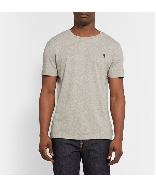 POLO RALPH LAUREN（ポロ ラルフ ローレン）の「Polo Ralph Lauren Cotton-Jersey T-Shirt（Tシャツ/カットソー・メンズ・Black/Gray/White・S/M/L/XL/XXL）」の7枚目の写真