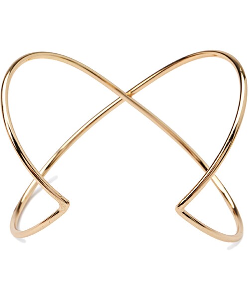 FOREVER 21(フォーエバー トゥエンティーワン)の「FOREVER 21 Crisscross Cutout Cuff(ブレスレット・レディース・Gold/Silver・One size)」の8枚目の写真