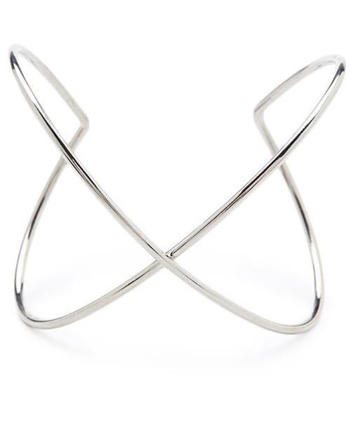 FOREVER 21(フォーエバー トゥエンティーワン)の「FOREVER 21 Crisscross Cutout Cuff(ブレスレット・レディース・Gold/Silver・One size)」の11枚目の写真