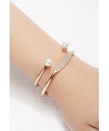 FOREVER 21 | FOREVER 21 Faux Pearl Cuff Set(ブレスレット)