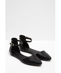 FOREVER 21 | FOREVER 21 Pointed Ankle-Strap Flats(その他シューズ)