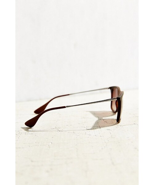 Ray-Ban(レイバン)の「Ray-Ban Stylish Frame Sunglasses(サングラス・レディース・Black/Brown・ONE SIZE)」の5枚目の写真