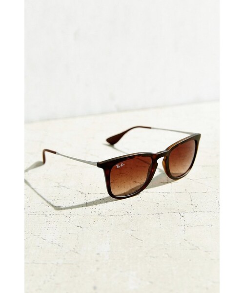 Ray-Ban(レイバン)の「Ray-Ban Stylish Frame Sunglasses(サングラス・レディース・Black/Brown・ONE SIZE)」の2枚目の写真