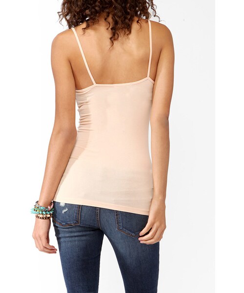 FOREVER 21（フォーエバー トゥエンティーワン）の「FOREVER 21 Basic Knit Tank（タンクトップ・レディース・Beige/Gray/Yellow/White/Blue/Pink/Brown・X-Small/Small/Large/X-Large）」の10枚目の写真