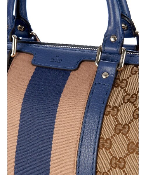 GUCCI(グッチ)の「Gucci Boston Vintage Web original GG medium canvas tote(トートバッグ・レディース・N/a・ONE SIZE)」の2枚目の写真