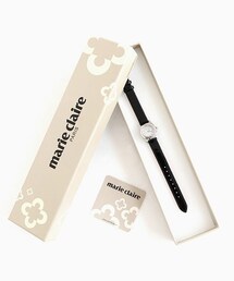 DHOLIC | *Marie Claire*ブラックレザー腕時計(アナログ腕時計)