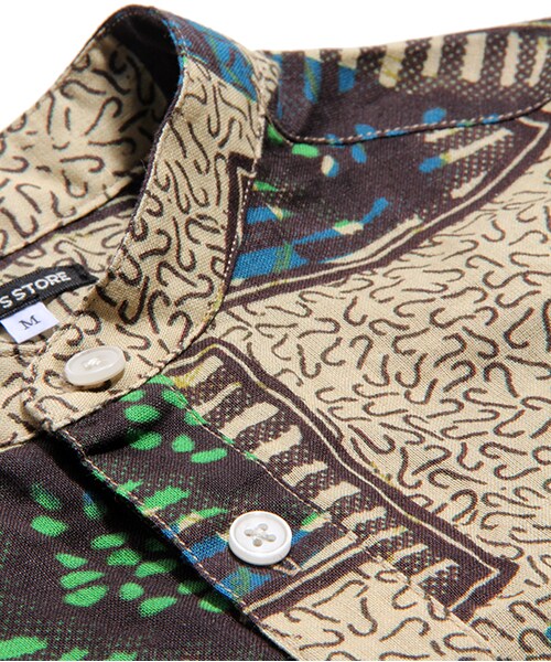 FREAK'S STORE(フリークスストア)の「バティック SHIRTS(トップス・メンズ・ベージュ/グリーン/ネイビー・M/L)」の7枚目の写真