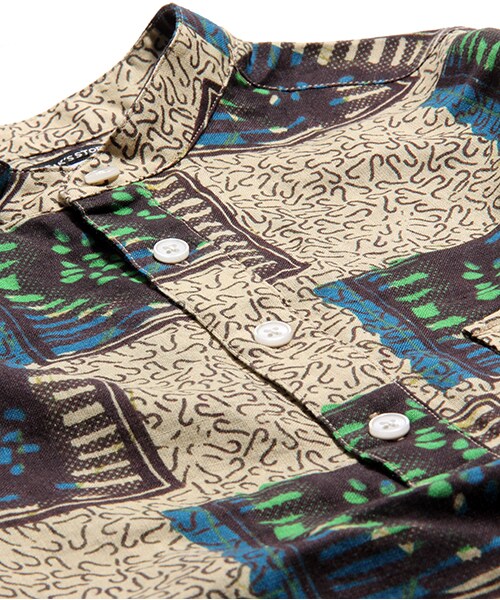 FREAK'S STORE(フリークスストア)の「バティック SHIRTS(トップス・メンズ・ベージュ/グリーン/ネイビー・M/L)」の8枚目の写真