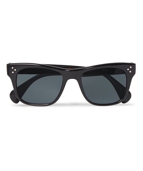 OLIVER PEOPLES(オリバーピープルズ)の「Jack Huston Square-Frame Acetate Sunglasses(アクセサリー・メンズ・Black・One Size)」の1枚目の写真