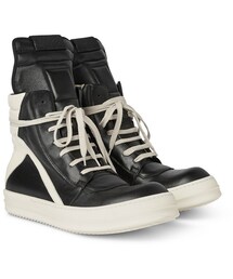 Rick Owens | Panelled Leather High-Top Sneakers(シューズ)