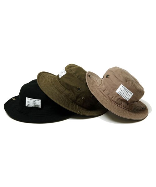 VIRGOwearworks（ヴァルゴウェアワークス）の「Vasquez hat ジャングルハット（帽子・メンズ・BEIGE/KHAKI/BLACK）」の5枚目の写真