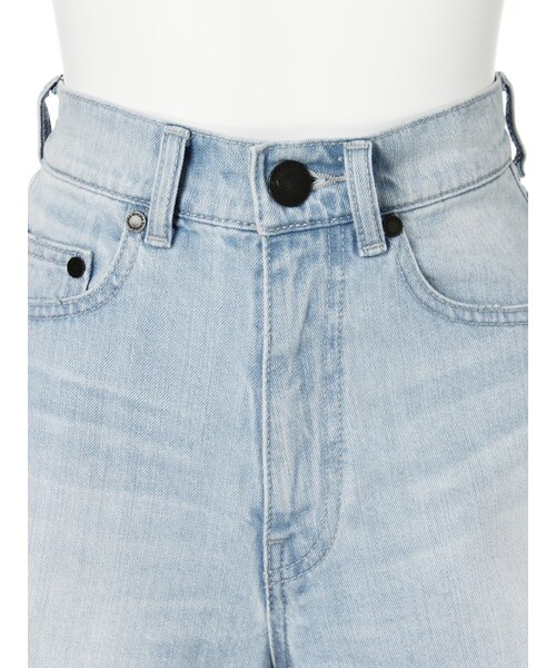 EMODA（エモダ）の「ロングフリンジジャストウエストショートパンツ（パンツ・レディース・ホワイト/アイスブルー・XS/S/M）」の7枚目の写真