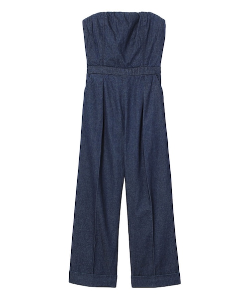 LAGUNAMOON（ラグナムーン）の「デニムベアジャンプスーツ（）」 - WEAR