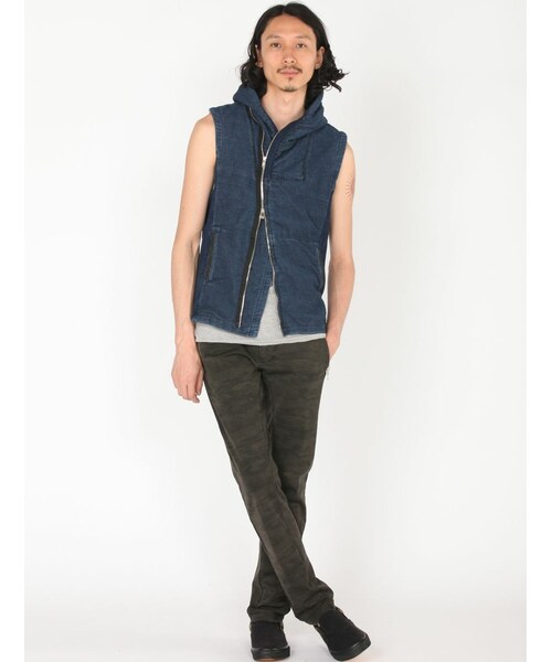bajra（バジュラ）の「bajra (バジュラ) インディゴベスト（）」 - WEAR