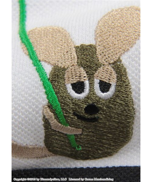 Design Tshirts Store graniph（デザイン　ティーシャツ　ストア　グラニフ）の「フレデリック エンブロイダリー (レオ レオニ ショート スリーブ ポロ シャツ A)（トップス・ホワイト・SS/S/M/L）」の3枚目の写真