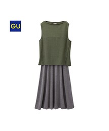 GU | （GU）セットワンピース（ノースリーブ）(ワンピース/ドレス)