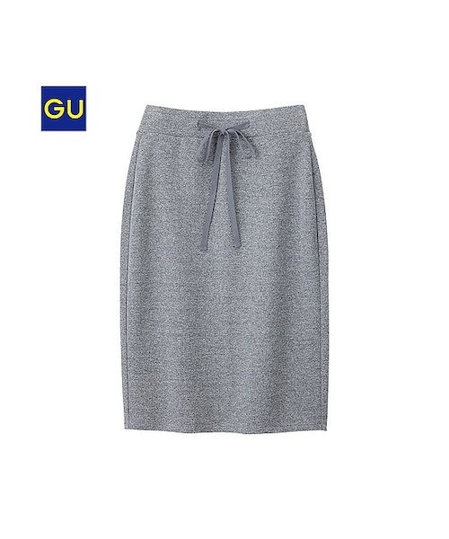 GU(ジーユー)の「(GU)スウェットタイトスカート(WOMEN ⁄ スカート・レディース・NAVY/GRAY/OFF WHITE・S/M/L)」の3枚目の写真