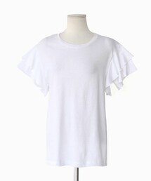 DHOLIC | ラッフルスリーブTシャツ(Tシャツ/カットソー)