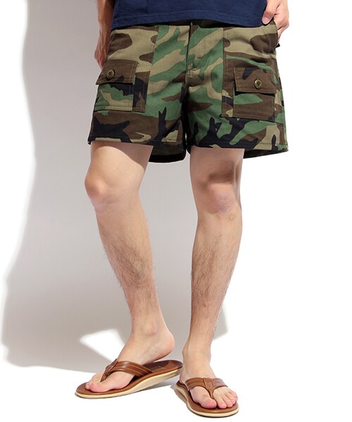 GUNG HO(ガンホー)の「6PKT EXPEDITION SHORTS(パンツ・メンズ・ベージュ/グリーン/カモフラージュ・30/32)」の15枚目の写真