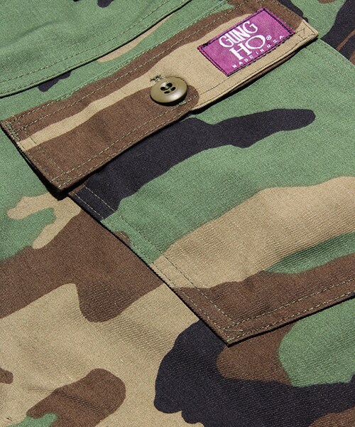 GUNG HO(ガンホー)の「6PKT EXPEDITION SHORTS(パンツ・メンズ・ベージュ/グリーン/カモフラージュ・30/32)」の9枚目の写真