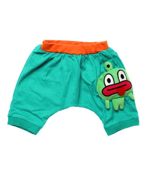 PARTY PARTY(パーティーパーティー)の「Guruli 5分丈パンツ(パンツ・キッズ・ブラック/ブルー/エメラルドグリーン/レッド・70/80/90/95/100/110/120)」の3枚目の写真