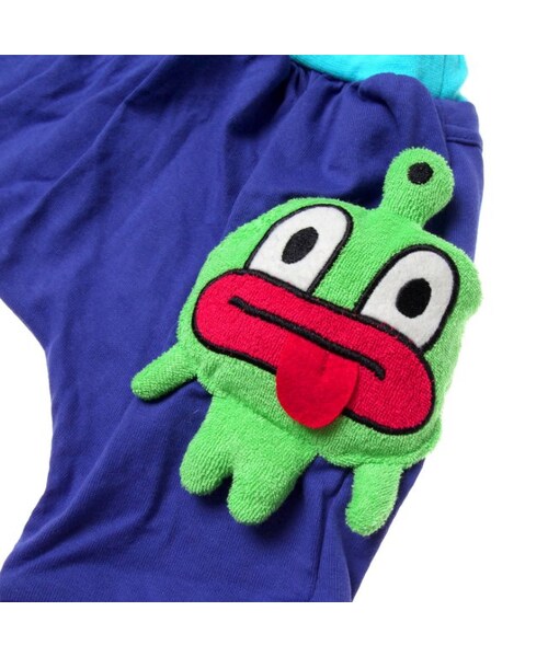 PARTY PARTY(パーティーパーティー)の「Guruli 5分丈パンツ(パンツ・キッズ・ブラック/ブルー/エメラルドグリーン/レッド・70/80/90/95/100/110/120)」の9枚目の写真