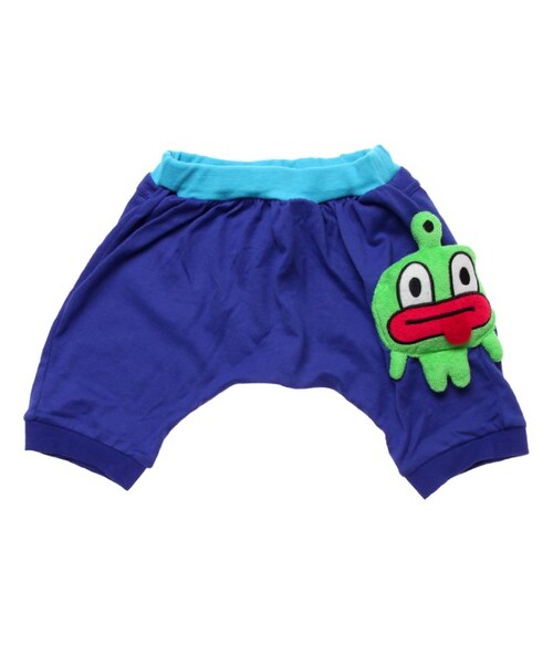 PARTY PARTY(パーティーパーティー)の「Guruli 5分丈パンツ(パンツ・キッズ・ブラック/ブルー/エメラルドグリーン/レッド・70/80/90/95/100/110/120)」の2枚目の写真