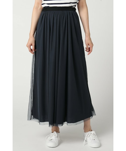 SLOBE IENA（スローブイエナ）の「リバーシブルマキシチュールスカート  